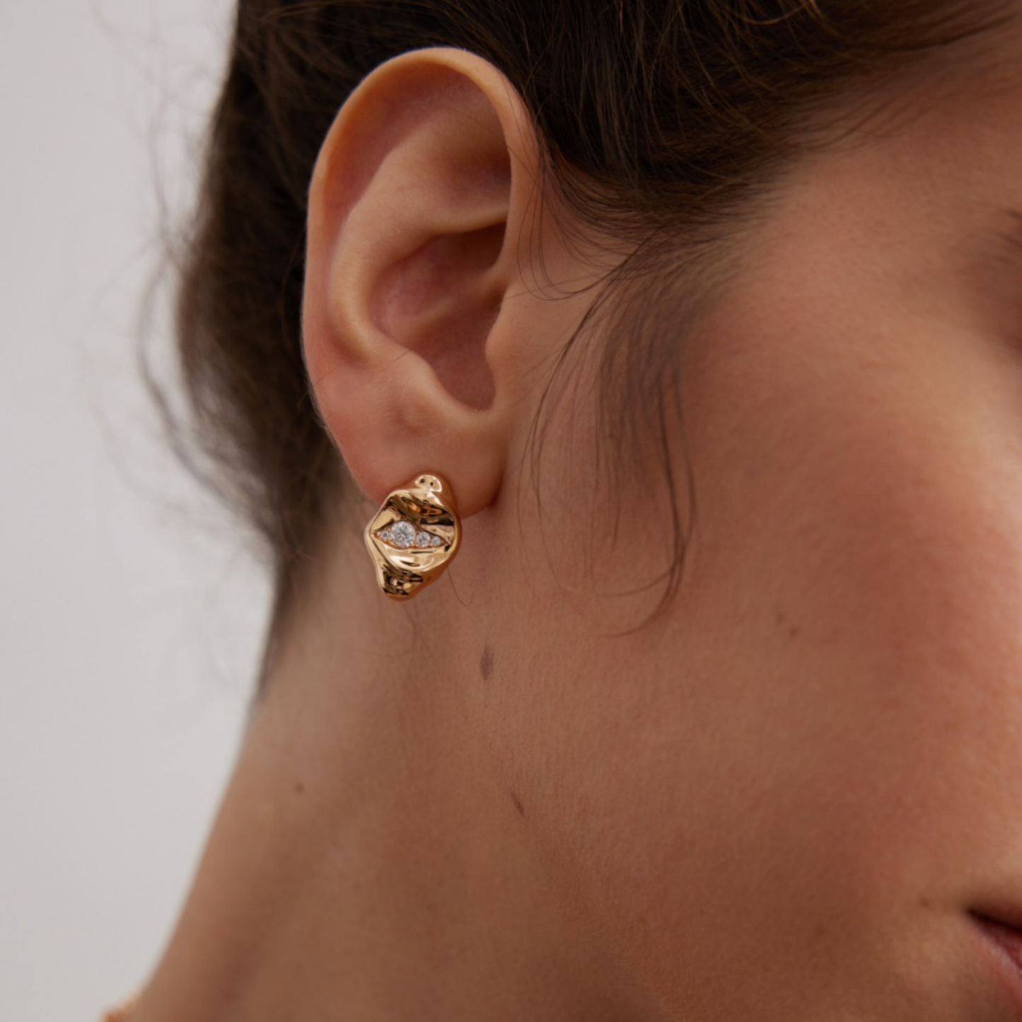 Radiance Gold Studs