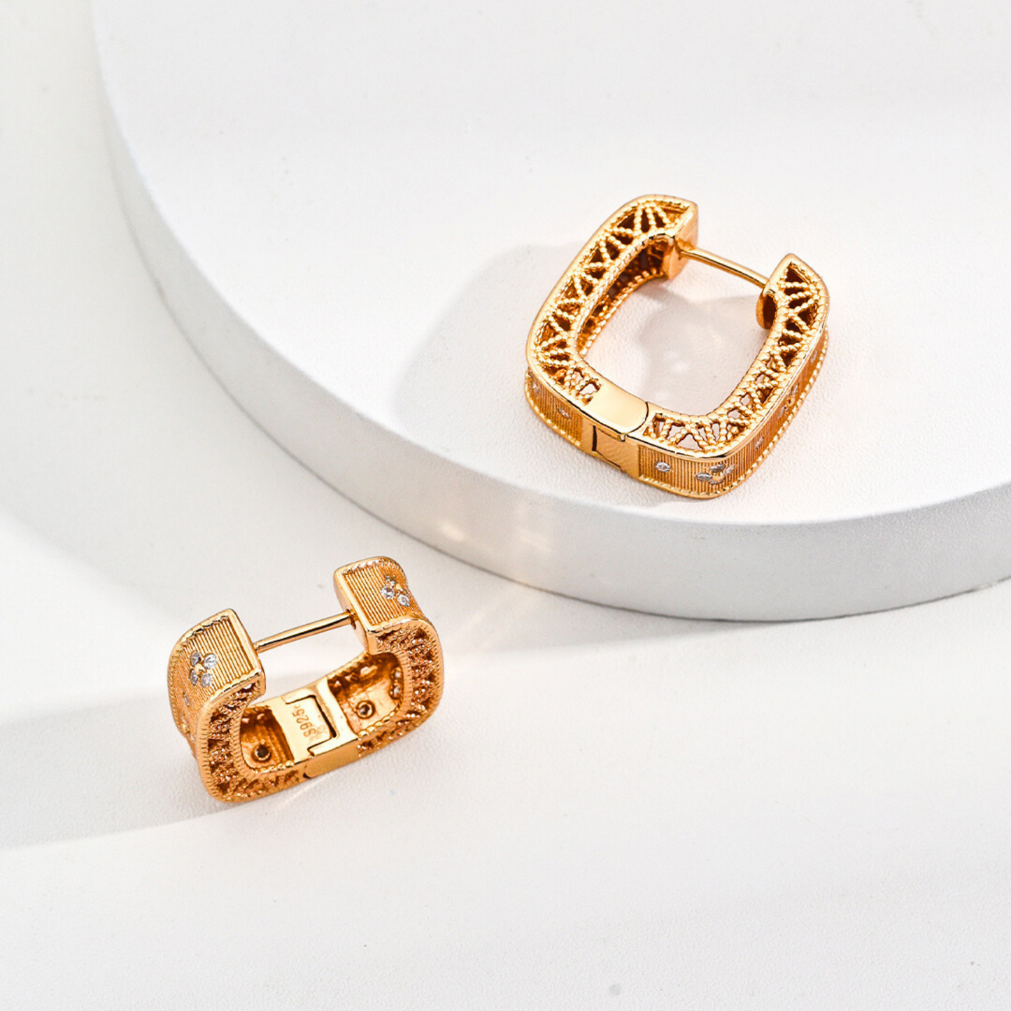 Bridge Architecture Square Hoops
