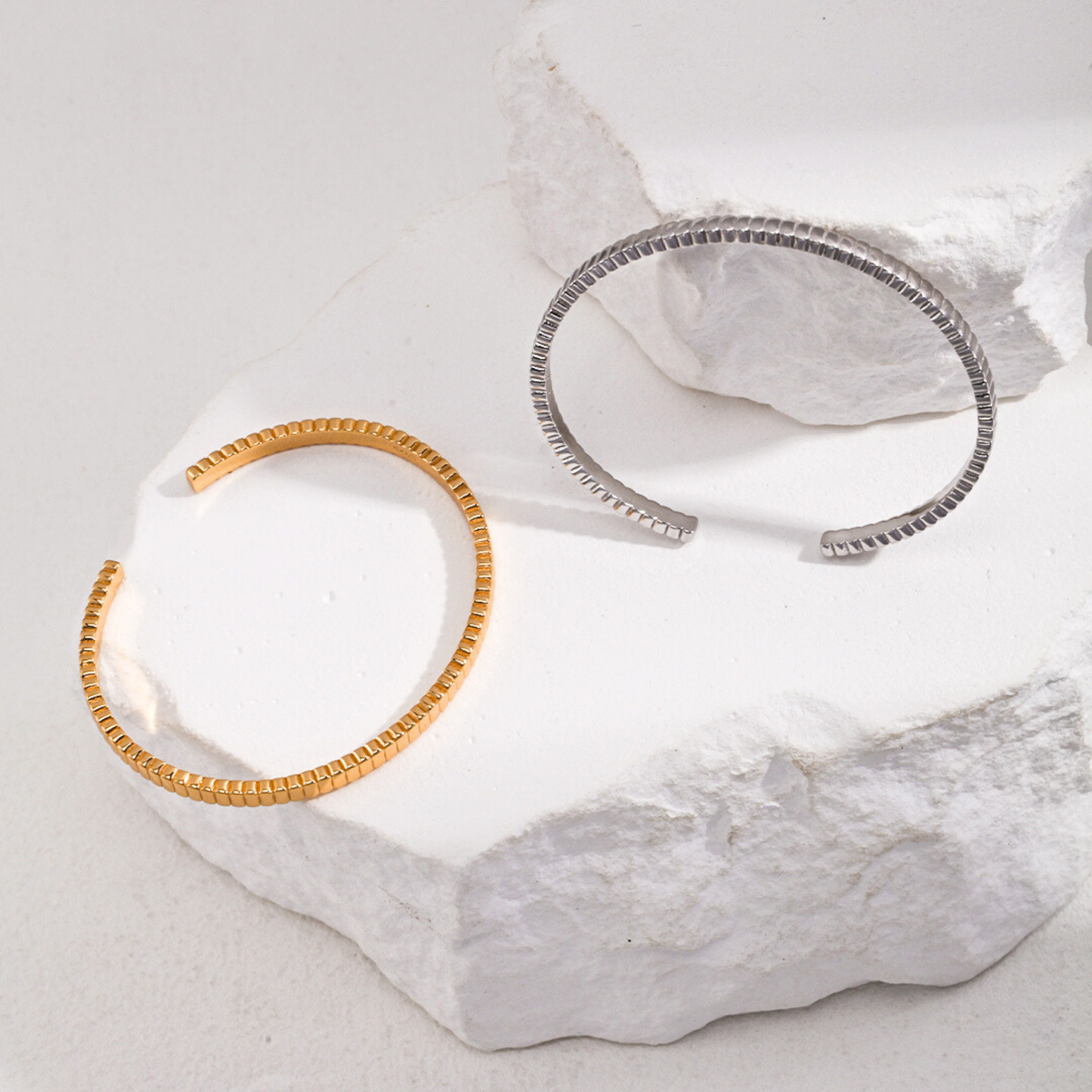 Elysian Gleam Cuff Bracelet