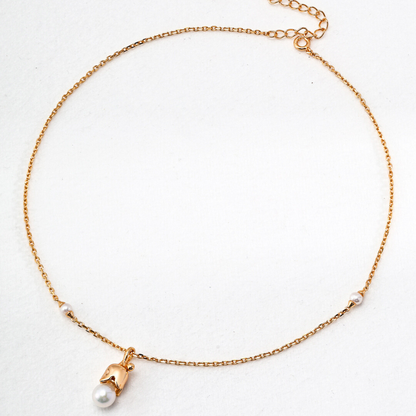 Bellflower Serenity Pearl Necklace