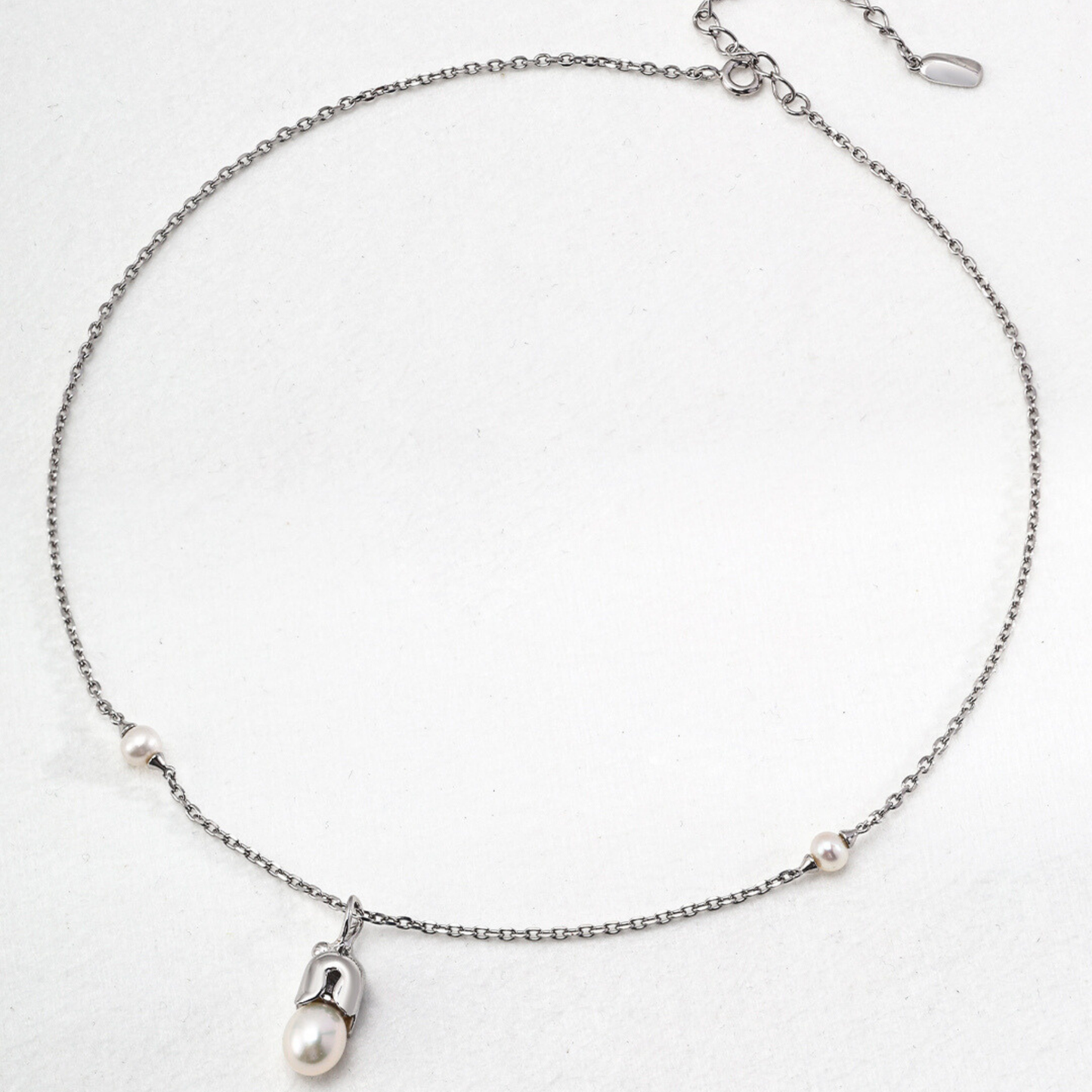 Bellflower Serenity Pearl Necklace
