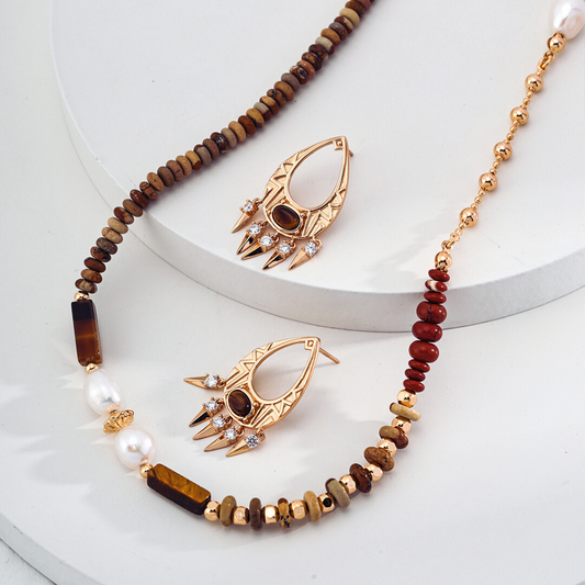 Mystic Tiger's Eye 2pc Set