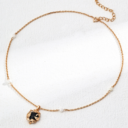 Secret Garden Onyx Necklace