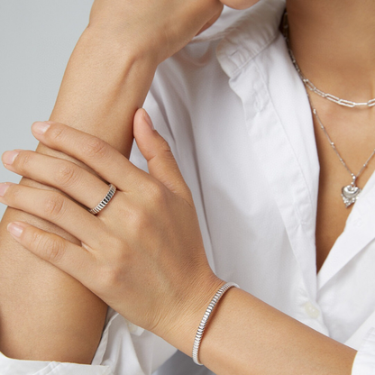 Elysian Gleam Cuff Bracelet