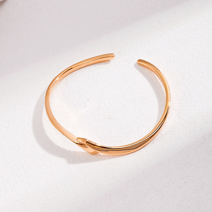Golden Simplicity Cuff Bracelet