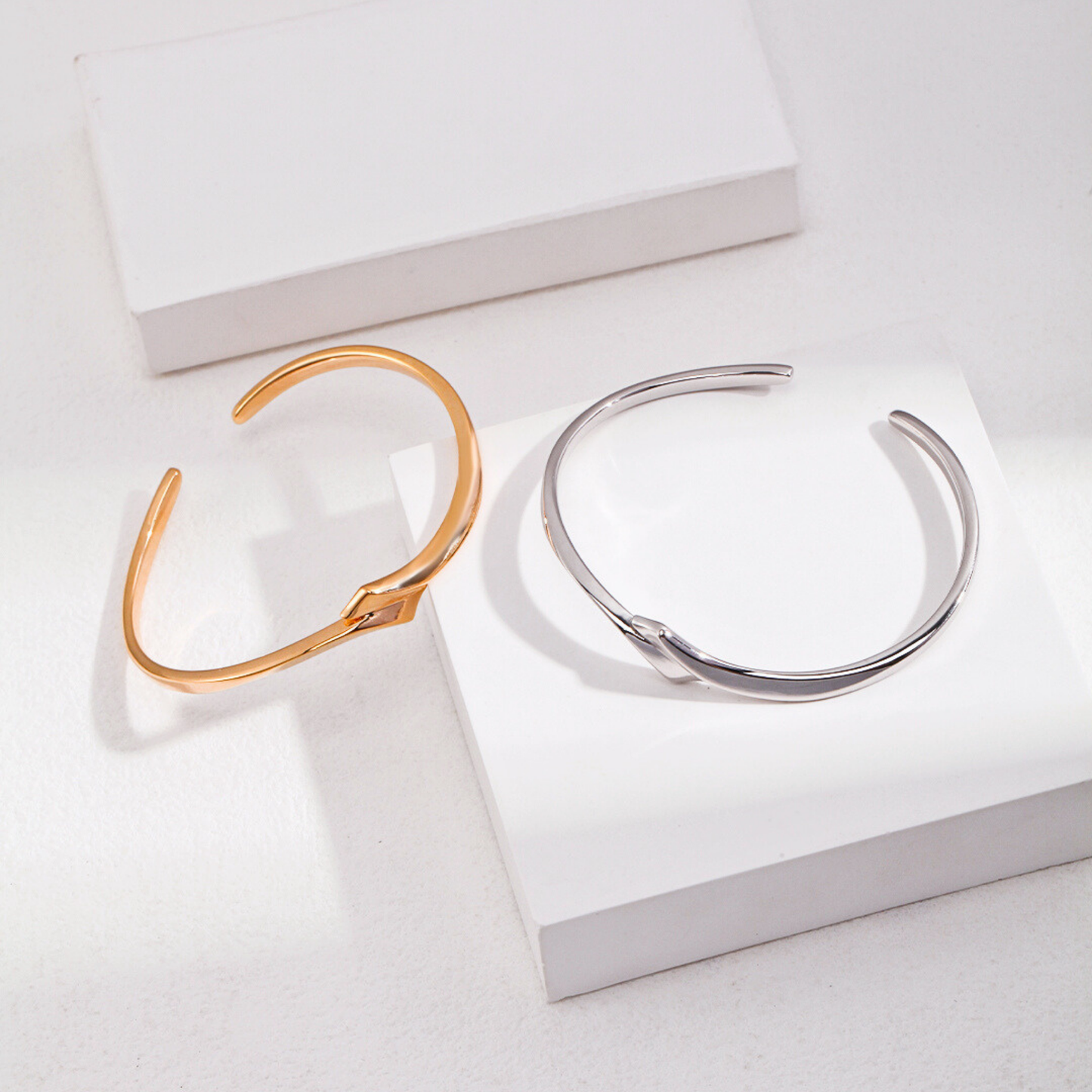 Golden Simplicity Cuff Bracelet