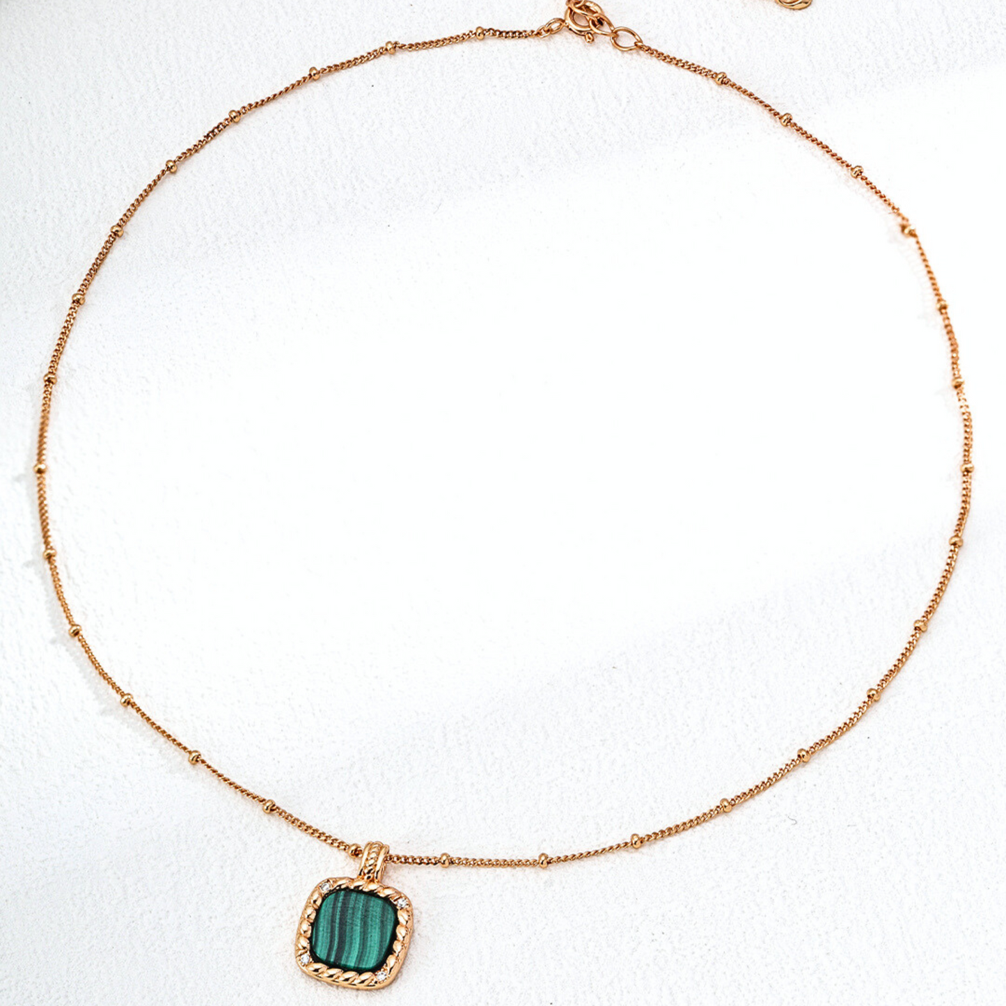 Ancient Reverie Malachite Necklace