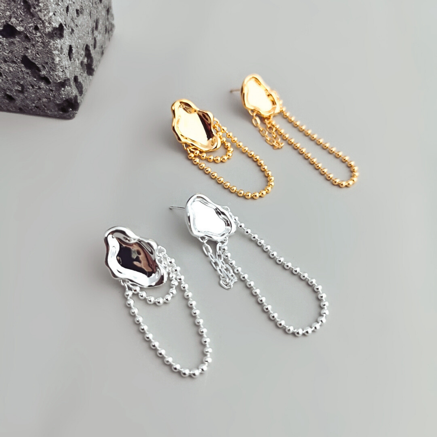 Mountain Lake Tassel Earrings