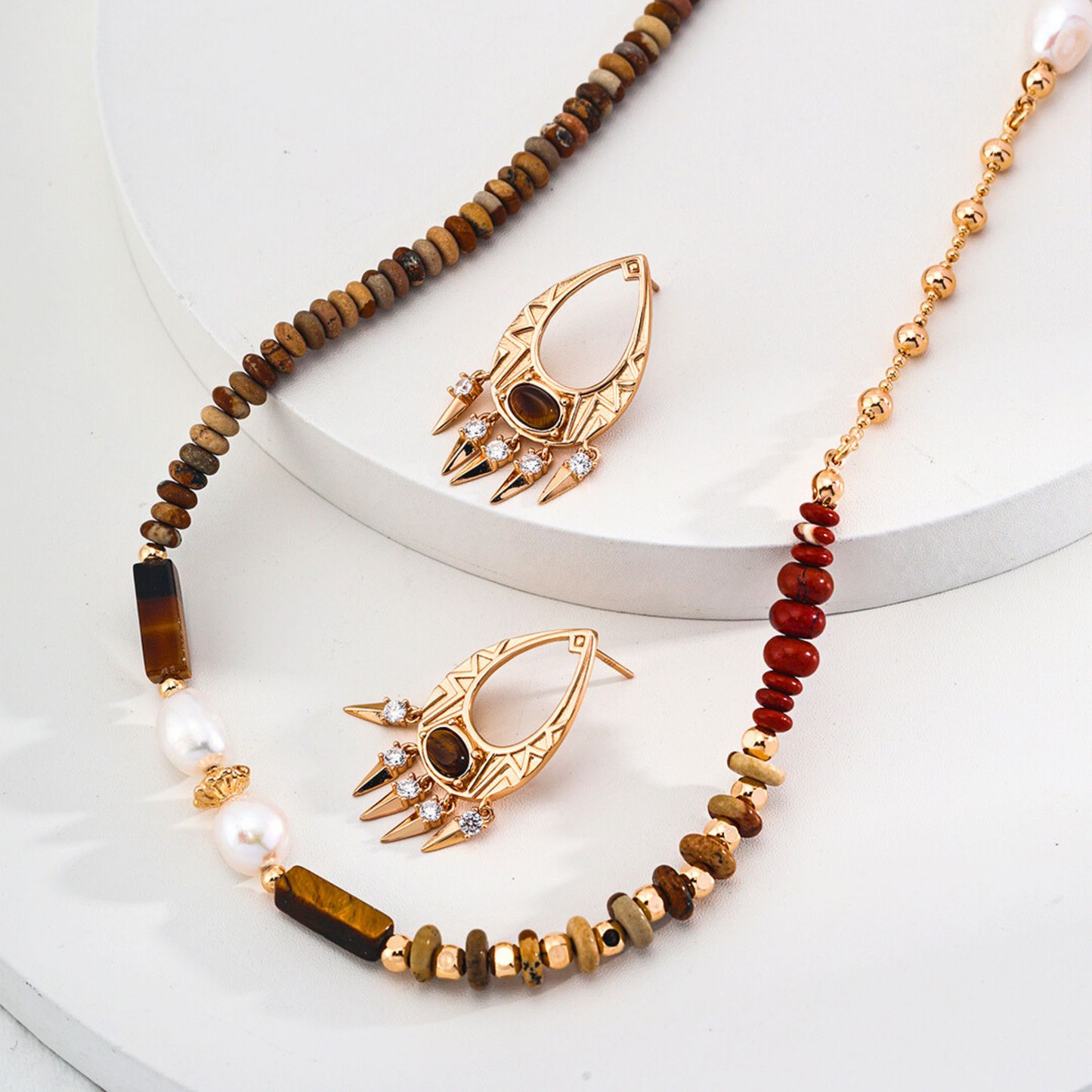Tiger's Eye Earthly Harmony Necklace