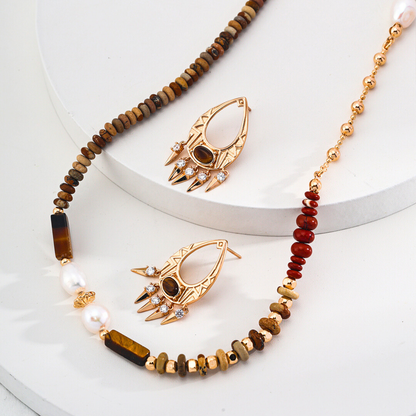 Tiger's Eye Earthly Harmony Necklace