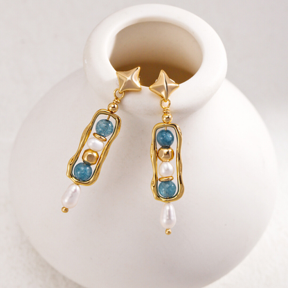 Celestial Harmony Amazonite Earrings