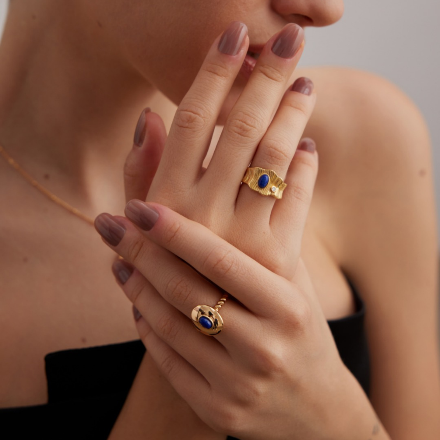 Night Sky Lapis Lazuli Ring