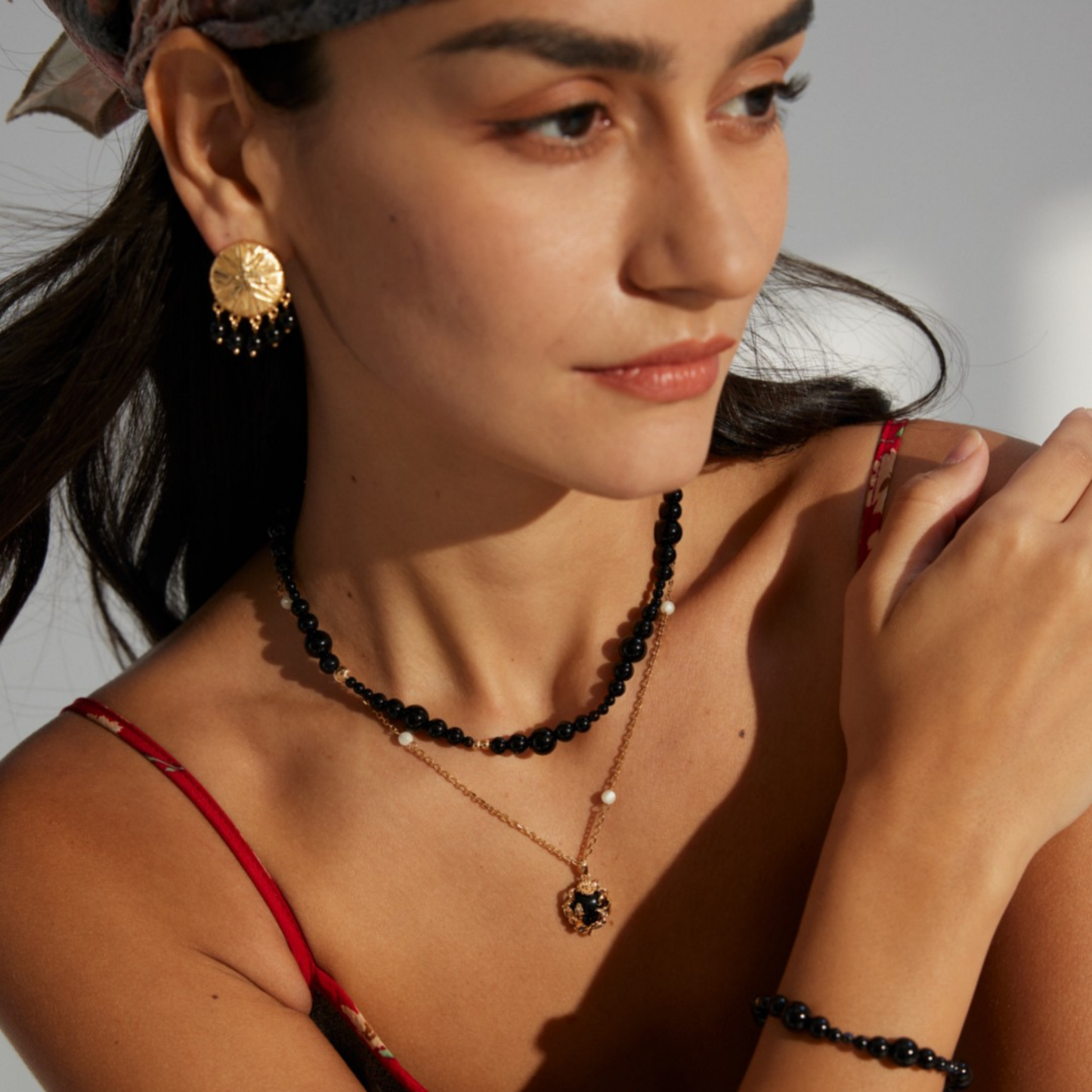 Midnight Black Onyx Necklace