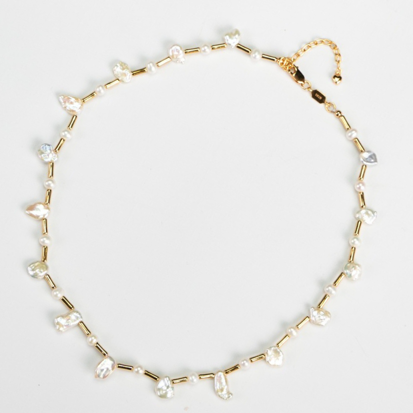Tribal Elegance Pearl Necklace