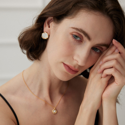 First Light Mother-of-Pearl Studs