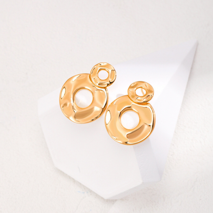 Classic Dual Circle Earrings
