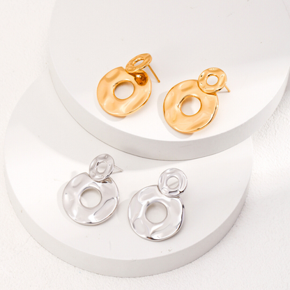Classic Dual Circle Earrings