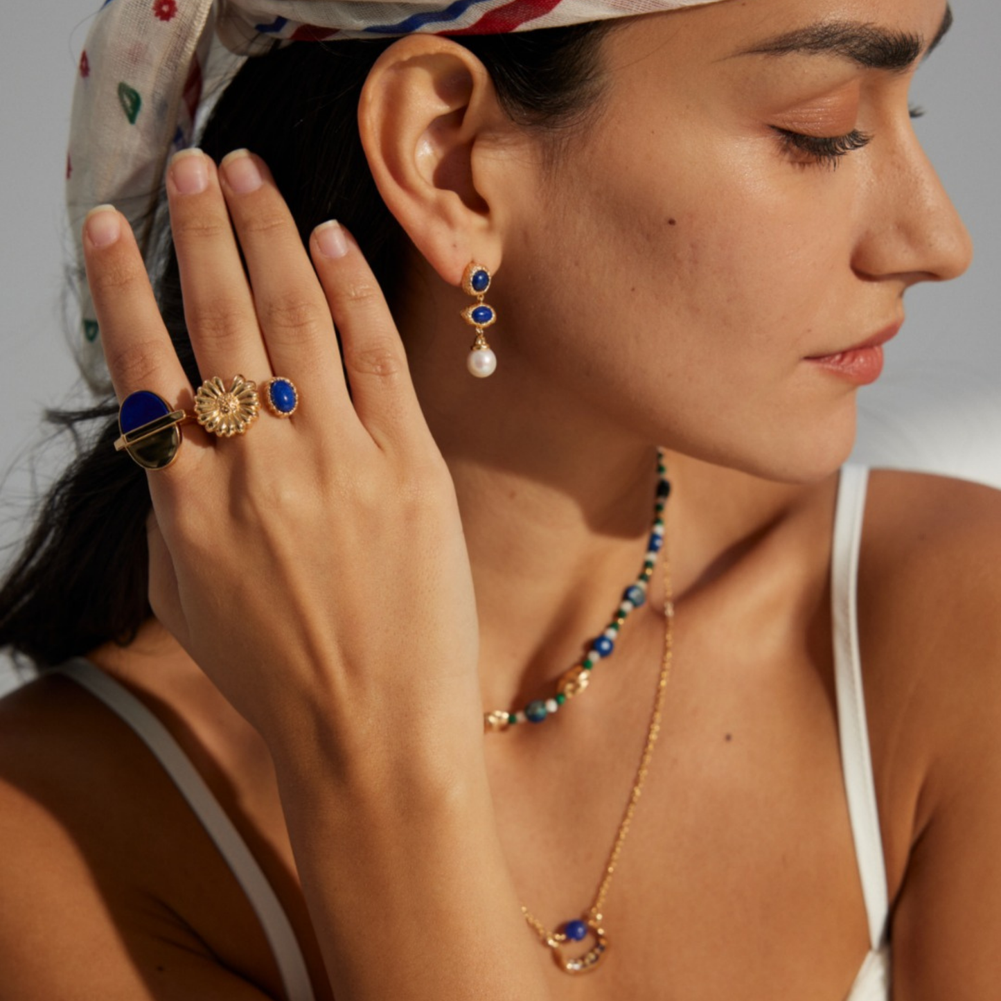 Harmony of Earth and Sky Lapis Lazuli Ring