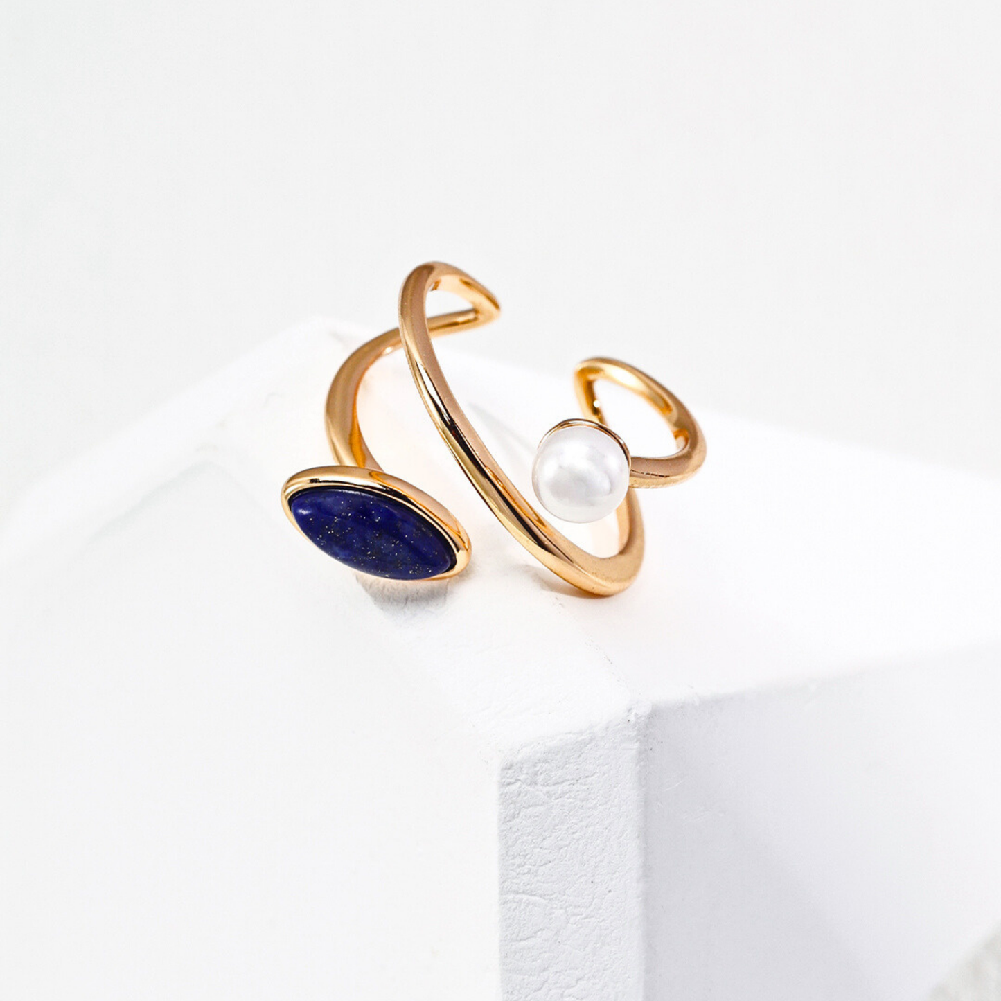 Ocean’s Wisdom Lapis Lazuli Ring